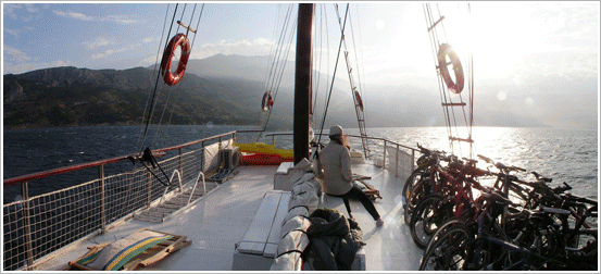 CALYPSO - Aktivní dovolená na lodii: cykloturistika, MTB, joga, plavby